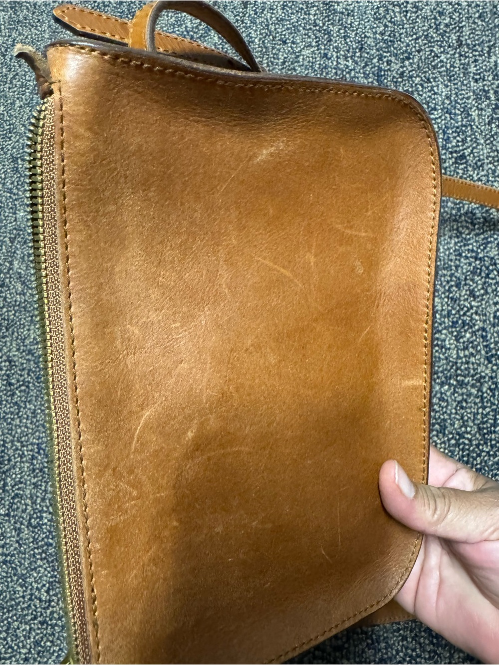 Madewell Chestnut Leather Crossbody Bag - Picture 9 of 11